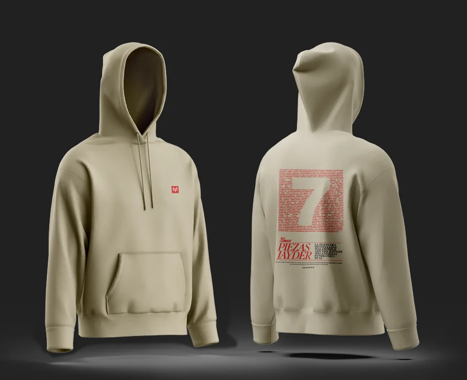 Sudadera Piezas & Jayder 20º Aniversario